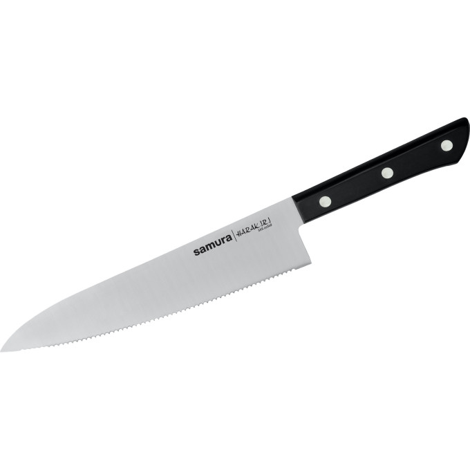 Шеф нож серрейтор SAMURA HARAKIRI SHR-0086B SHR-0086B/K
